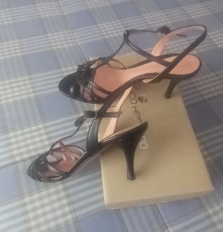 Sandalias de vestir negras