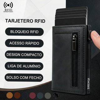 Porta-Cartões com Bloqueio RFID