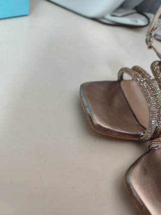 Sandalias Alma Blue Talla 38 Brillantes