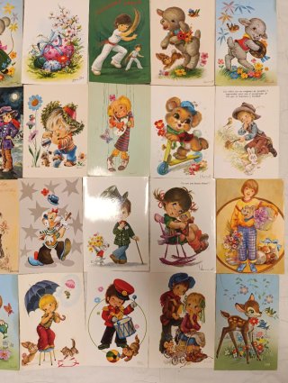 Lote Postales Vintage Vernet María Rosa etc