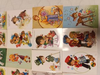 Lote Postales Vintage Vernet María Rosa etc