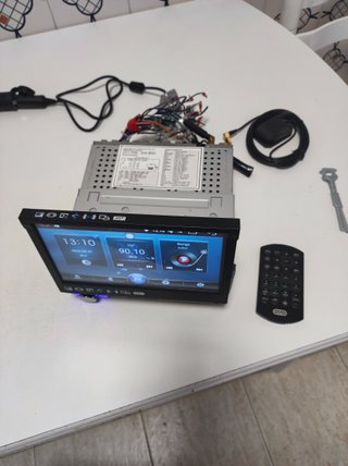 Radio coche 1 Din Android 7 pulgadas retráctil GPS