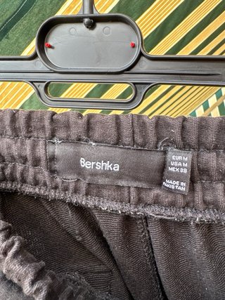 Pantalón Ancho Bershka Negro