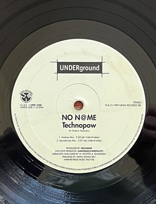 No N@me "Technopow" vinile techno / hard house '90
