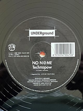 No N@me "Technopow" vinile techno / hard house '90