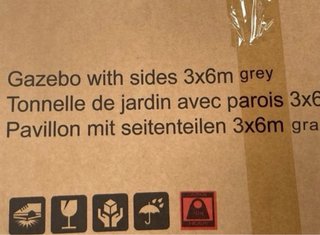 Carpa Plegable Vounot 6x3m Nueva