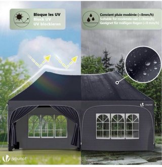 Carpa Plegable Vounot 6x3m Nueva