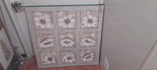 Cuadros Decorativos Flores Beige y Blanco