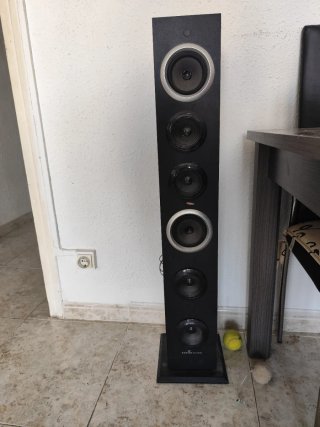 ENERGY Torre de Sonido Negra negociable