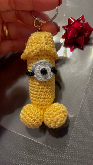 Portachiavi Minions uncinetto fatti a mano