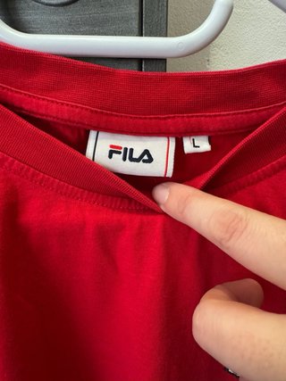 Camiseta Fila Loose Tee Roja Unisex
