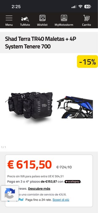 Yamaha Tenere 700 (17.000km) A2 / A