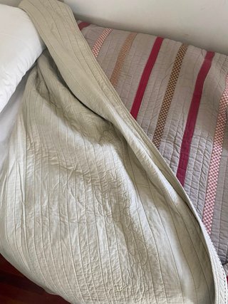 Dos edredones vintage para cama de 90