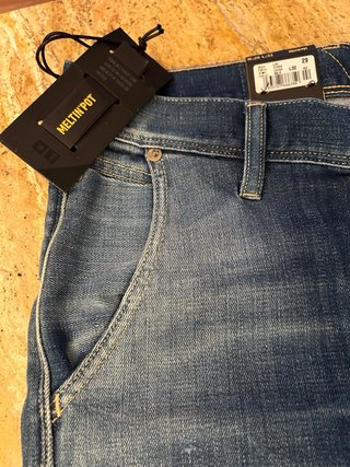 Meltin Pot Jeans Nuovi con Tasche a Taglio