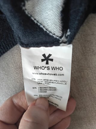 Jersey WHO'S WHO Corazón Talla S