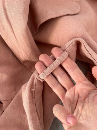 Mono rosa lino