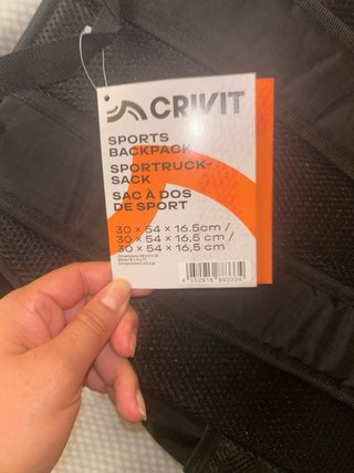Mochila Crivit Negra