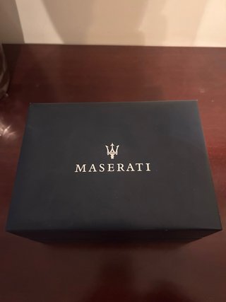 Reloj Maserati Dorado Original Caja