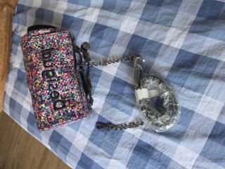 Bolso Desigual trenzado multicolor