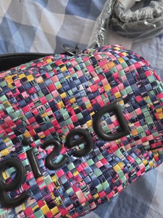 Bolso Desigual trenzado multicolor