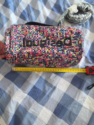 Bolso Desigual trenzado multicolor