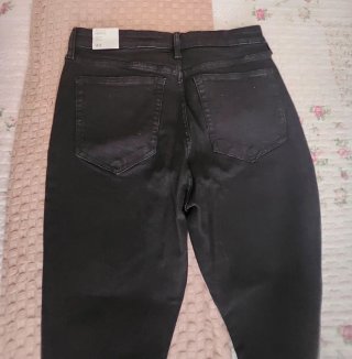 Pantalón vaquero Mango Skinny Negro