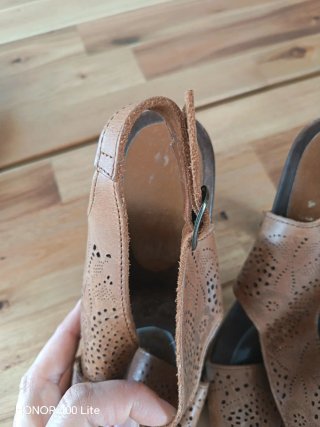 Sandalias Maripaz Cuero Talla 38