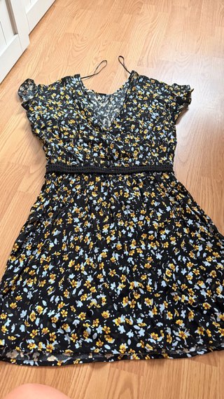 Vestido corto Zara estampado floral