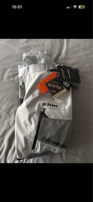 Traje Moto Klim Carlsbad Gore-Tex Gris