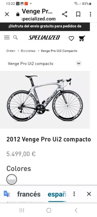 Bicicleta Specialized Tarmac