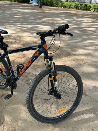 Bicicleta MTB 29 Azul y Naranja