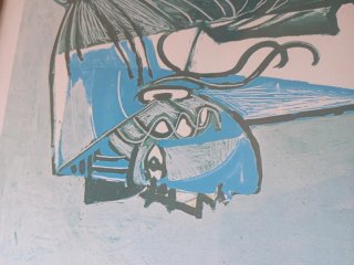Obra de arte Picasso azul