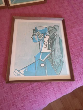 Obra de arte Picasso azul