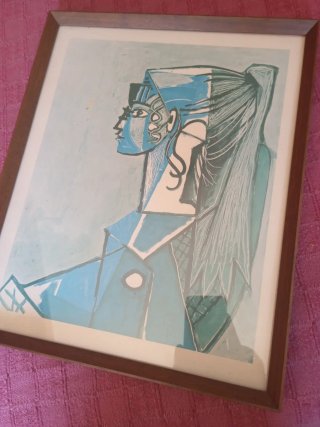Obra de arte Picasso azul