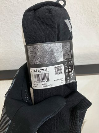 Calcetines Adidas Bajos (Talla 39)
