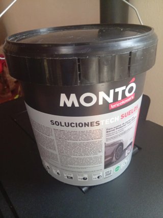 Pintura Montó Suelos Alta Resistencia Verde 4Litro