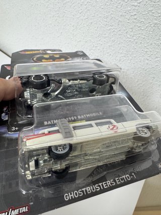 SET HOT WHEELS CAZAFANTASMAS ECTO-01 BATMOBIL 1989