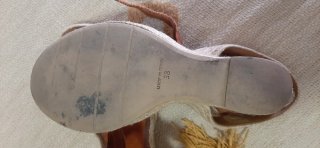 Sandalias esparto piel Antonio Parriego