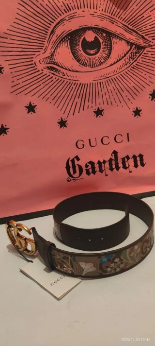 Cintura Gucci Doppia G Oro Multicolor