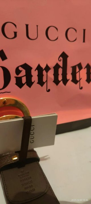 Cintura Gucci Doppia G Oro Multicolor