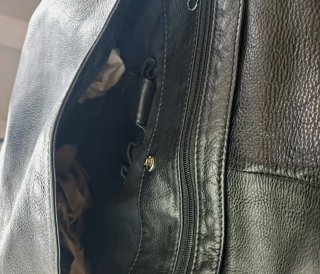 Bolso Hombro Piel Negro Vintage Papillon