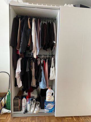 Armario modular blanco Ikea Pax