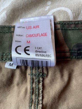 Pantaloni cargo camouflage
