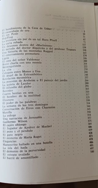 Libro Cuentos de Edgar Allan