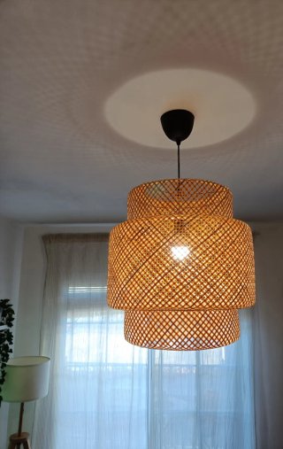 Lámparas de Bambú Estilo Nórdico (Ikea)
