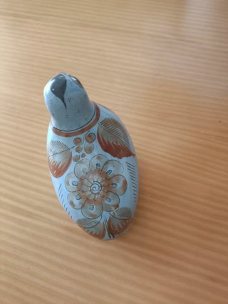 Pájaro de cerámica azul Tonalá