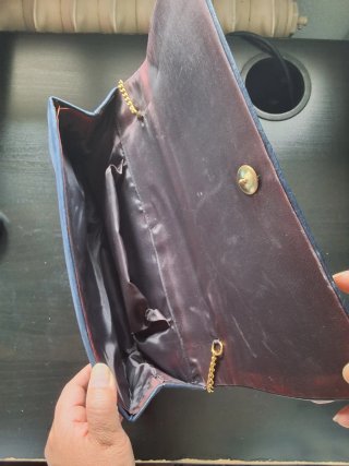 Bolso de mano Dior azul