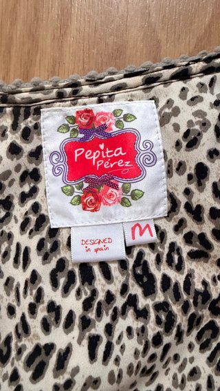 Vestido estampado animal print Pepita Perez