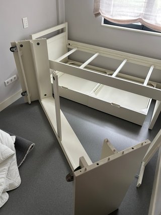 Cama Nido Madera Maciza 2x1m