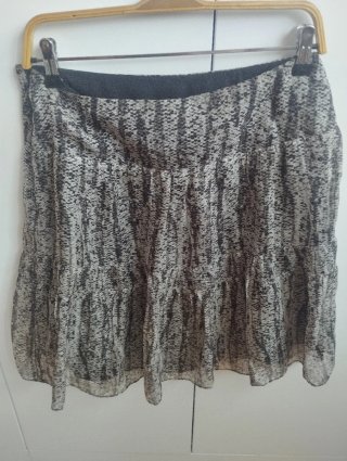 Falda corta estampada